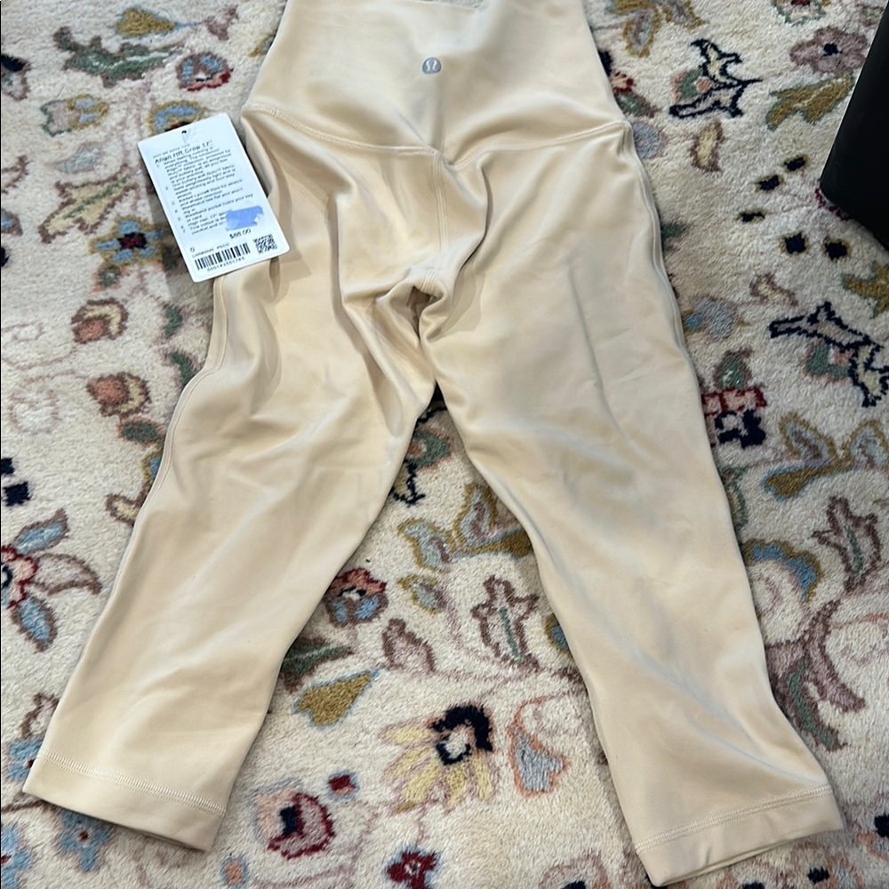 Lululemon Beige/cream Align Leggings NWT
